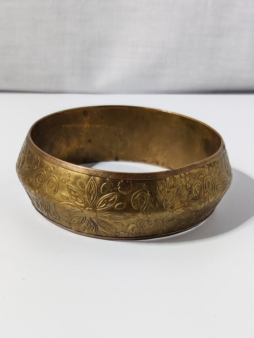 Vintage Extruded Brass Bangle